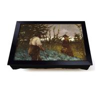 Lap Tray with Bean Bag Cushion, Arthur Melville A Cabbage Garden