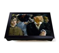 Lap Tray with Bean Bag Cushion, At The Cafe by Edouard Manet