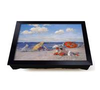 Lap Tray with Bean Bag Cushion, At The Seaside by William Merritt Chase