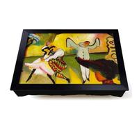 Lap Tray with Bean Bag Cushion, August Macke Russian Ballet