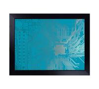 Lap Tray with Bean Bag Cushion, Blue Twilight Circuits
