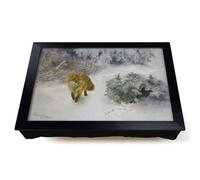 Lap Tray with Bean Bag Cushion, Bruno Liljefors Fox And Black Grouse