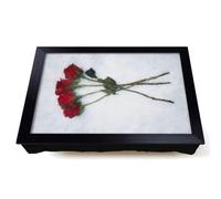 Lap Tray with Bean Bag Cushion, Bunch Of Red Roses