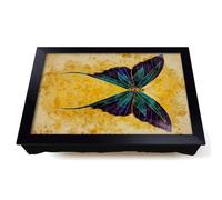 Lap Tray with Bean Bag Cushion, Butterfly In Watercolour