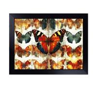 Lap Tray with Bean Bag Cushion, Butterfly Pattern