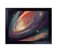 Lap Tray with Bean Bag Cushion, Captivating Galaxy