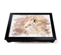 Lap Tray with Bean Bag Cushion, Cat Eyes