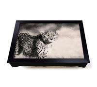 Lap Tray with Bean Bag Cushion, Cheetah With Orange Eyes