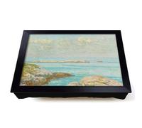 Lap Tray with Bean Bag Cushion, Childe Hassam Seascape