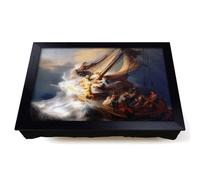 Lap Tray with Bean Bag Cushion, Christ In The Storm Of Galilee by