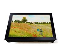 Lap Tray with Bean Bag Cushion, Claude Monet Poppy Field