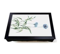 Lap Tray with Bean Bag Cushion, Cornflowers In Blue by Pierre Joseph