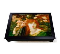 Lap Tray with Bean Bag Cushion, Dante Gabriel Rossetti La Ghirlandata