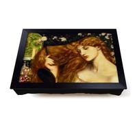 Lap Tray with Bean Bag Cushion, Dante Gabriel Rossetti Lady Lilith
