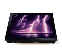 Lap Tray with Bean Bag Cushion, Dazzling Lightning Storm