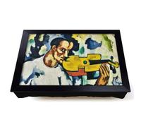 Lap Tray with Bean Bag Cushion, Deaf Music by Amadeo De Souza Cardoso