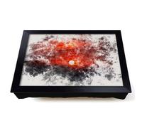 Lap Tray with Bean Bag Cushion, Deep Red Sunset In Italy