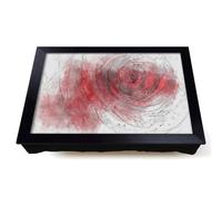 Lap Tray with Bean Bag Cushion, Dewdrops Upon A Red Rose