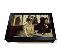 Lap Tray with Bean Bag Cushion, Edgar Degas Absinthe Drinkers In A Cafe