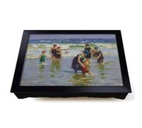 Lap Tray with Bean Bag Cushion, Edward Henry Potthast At The Beach