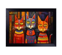 Lap Tray with Bean Bag Cushion, Egyptian Cat Dadaism