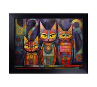 Lap Tray with Bean Bag Cushion, Egyptian Cat Futurism