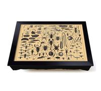 Lap Tray with Bean Bag Cushion, Encyclopedia Vintage Insects