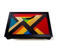 Lap Tray with Bean Bag Cushion, Famous Abstract Art