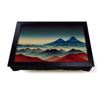 Lap Tray with Bean Bag Cushion, Fearless Japanese Mountains