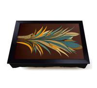 Lap Tray with Bean Bag Cushion, Floral African Art