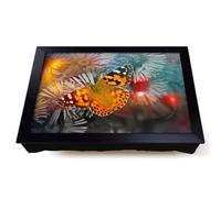 Lap Tray with Bean Bag Cushion, Flower & Butterfly