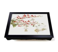 Lap Tray with Bean Bag Cushion, Flower Study by Mary Vaux Walcott