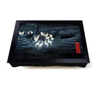 Lap Tray with Bean Bag Cushion, Foxes Meeting At The Changing Tree by