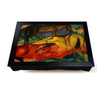 Lap Tray with Bean Bag Cushion, Franz Marc Three Horses