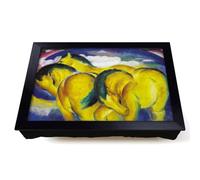 Lap Tray with Bean Bag Cushion, Franz Marc Yellow Horses