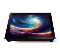 Lap Tray with Bean Bag Cushion, Galaxy Art Painting
