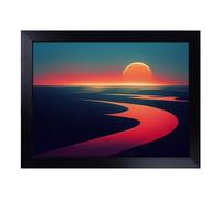 Lap Tray with Bean Bag Cushion, Gracious Ocean Beach Sunset