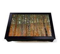 Lap Tray with Bean Bag Cushion, Gustav Klimt Beech Grove Forest