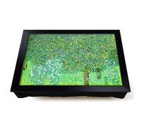 Lap Tray with Bean Bag Cushion, Gustav Klimt Rose Bushes Under The Trees