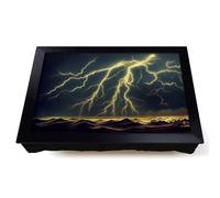 Lap Tray with Bean Bag Cushion, Happy Lightning Storm