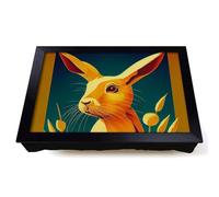Lap Tray with Bean Bag Cushion, Hare Art Deco