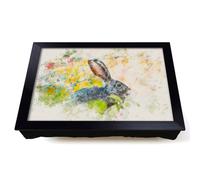 Lap Tray with Bean Bag Cushion, Hare In The Bushes