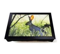 Lap Tray with Bean Bag Cushion, Hare In The Meadow Art