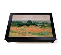 Lap Tray with Bean Bag Cushion, Haystack At Giverny by Claude Monet