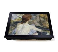 Lap Tray with Bean Bag Cushion, Henri De Toulouse Lautrec Seated Girl