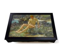 Lap Tray with Bean Bag Cushion, Henry Scott Tuke Beach
