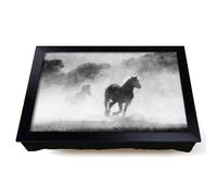 Lap Tray with Bean Bag Cushion, Horses