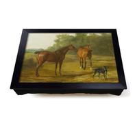 Lap Tray with Bean Bag Cushion, Horses And Hound by Jacques Laurent Agasse
