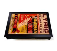 Lap Tray with Bean Bag Cushion, Houdini Vintage Circus Poster