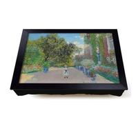 Lap Tray with Bean Bag Cushion, House At Argenteuil by Claude Monet